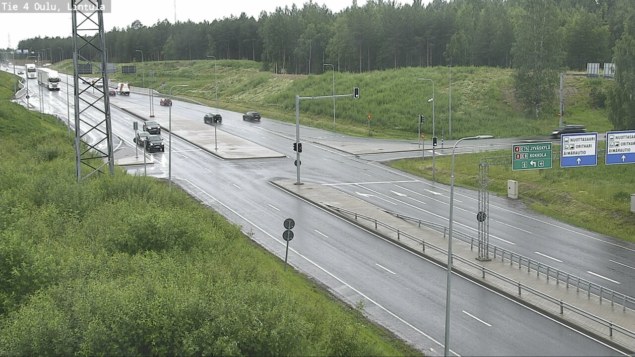 Weather Camera Image Road 4 Oulu, Lintula, Oulu, Pohjois-Pohjanmaa