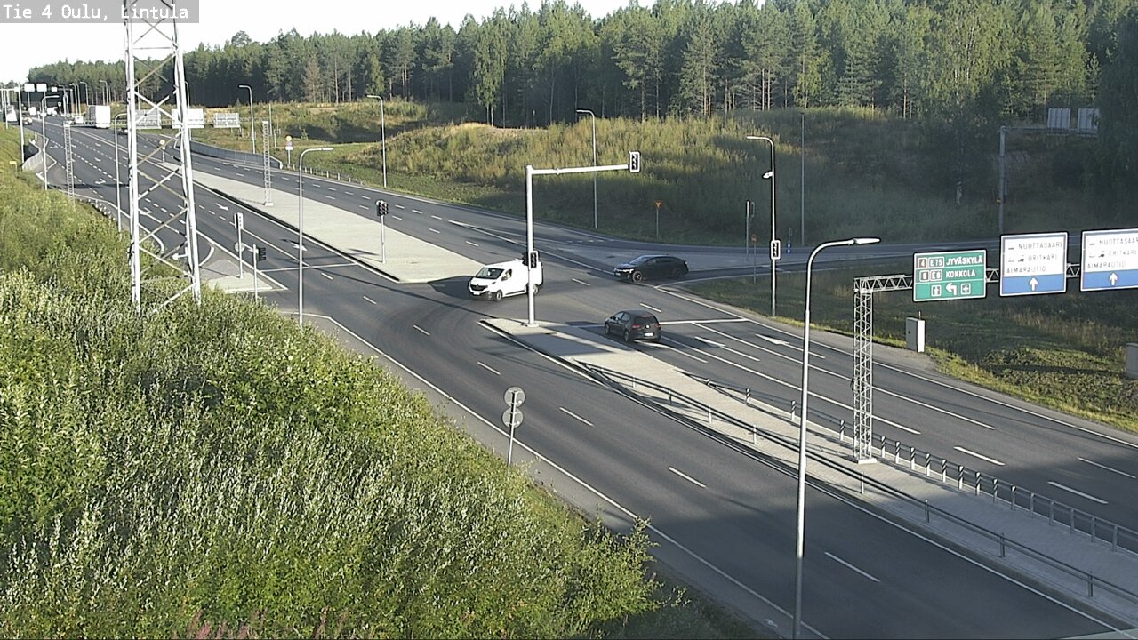 Weather Camera Image Road 4 Oulu, Lintula, Oulu, Pohjois-Pohjanmaa