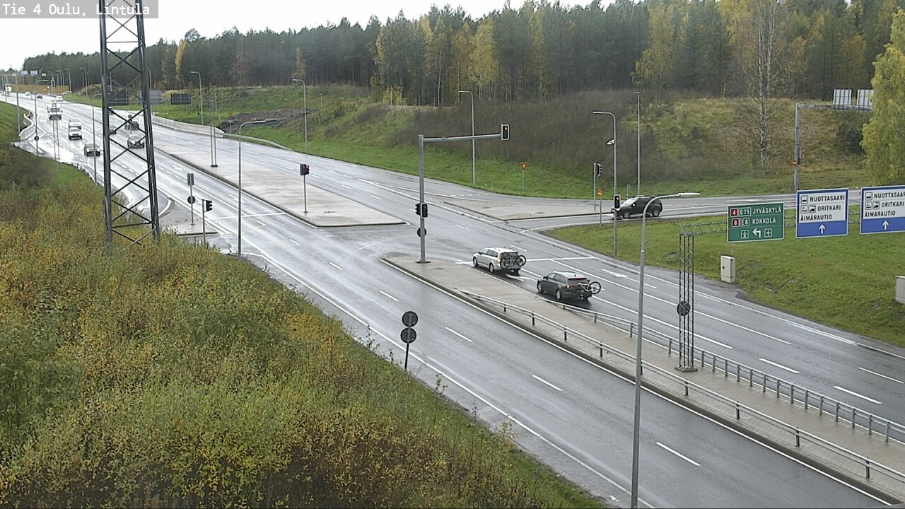 Weather Camera Image Road 4 Oulu, Lintula, Oulu, Pohjois-Pohjanmaa
