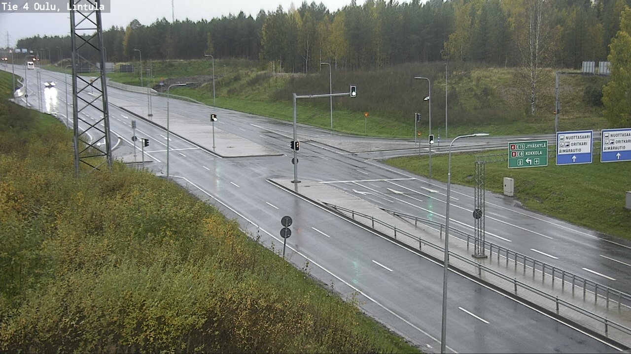 Weather Camera Image Road 4 Oulu, Lintula, Oulu, Pohjois-Pohjanmaa