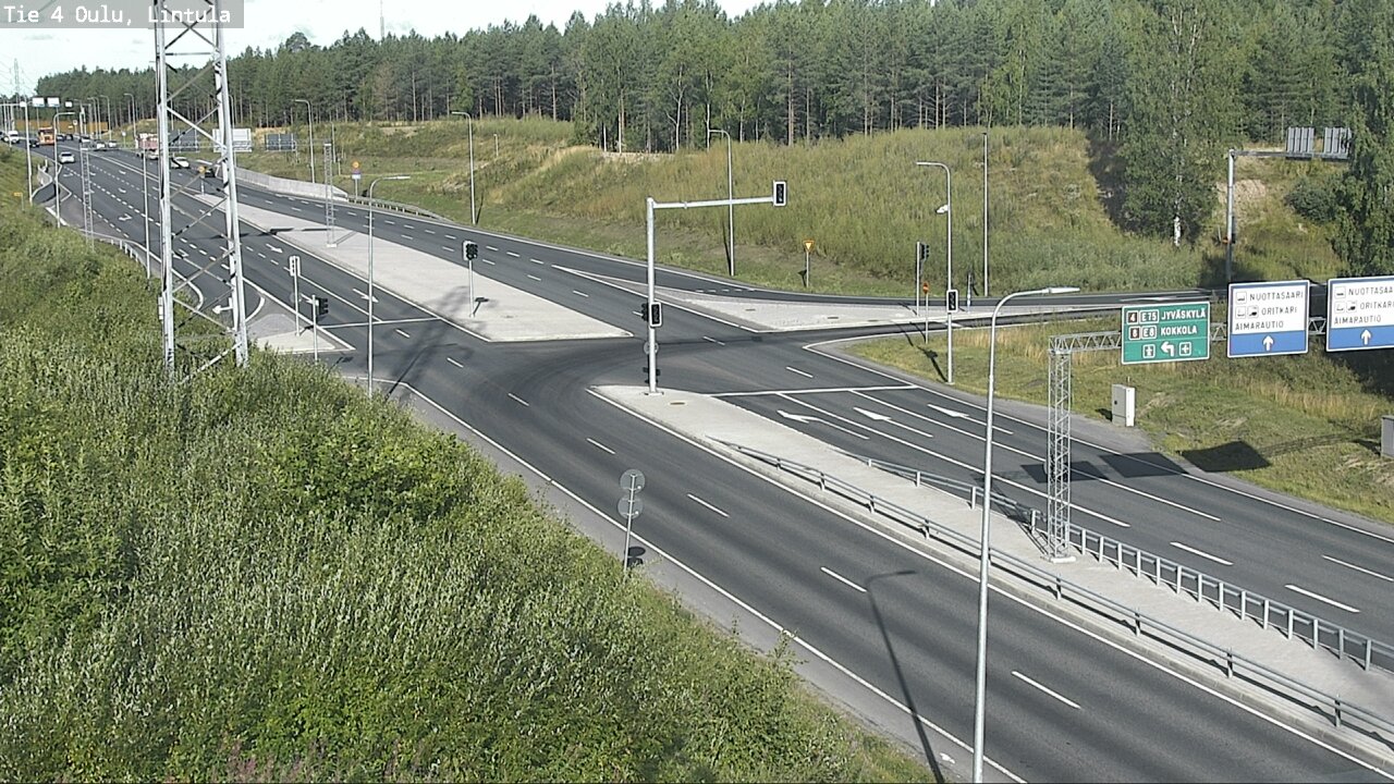 Weather Camera Image Road 4 Oulu, Lintula, Oulu, Pohjois-Pohjanmaa