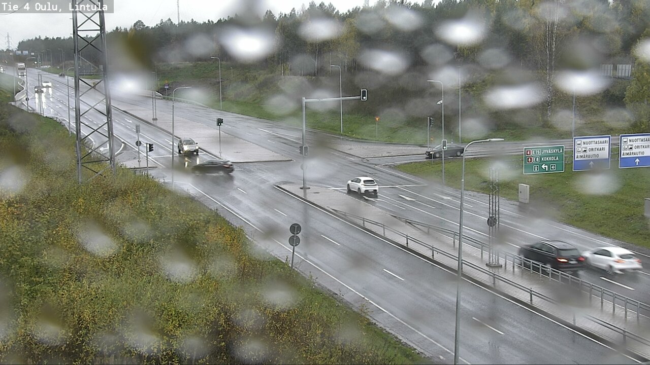 Weather Camera Image Road 4 Oulu, Lintula, Oulu, Pohjois-Pohjanmaa