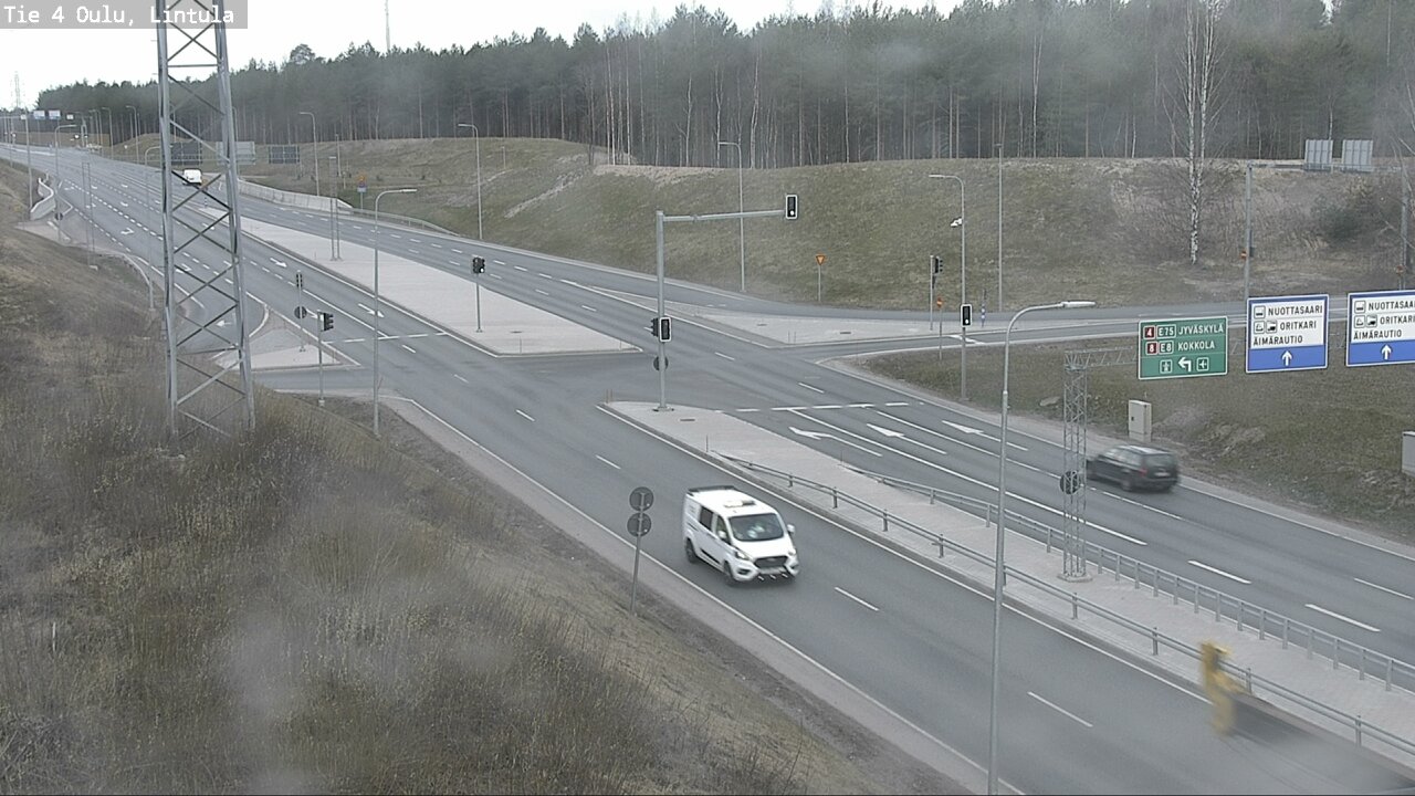 Weather Camera Image Road 4 Oulu, Lintula, Oulu, Pohjois-Pohjanmaa