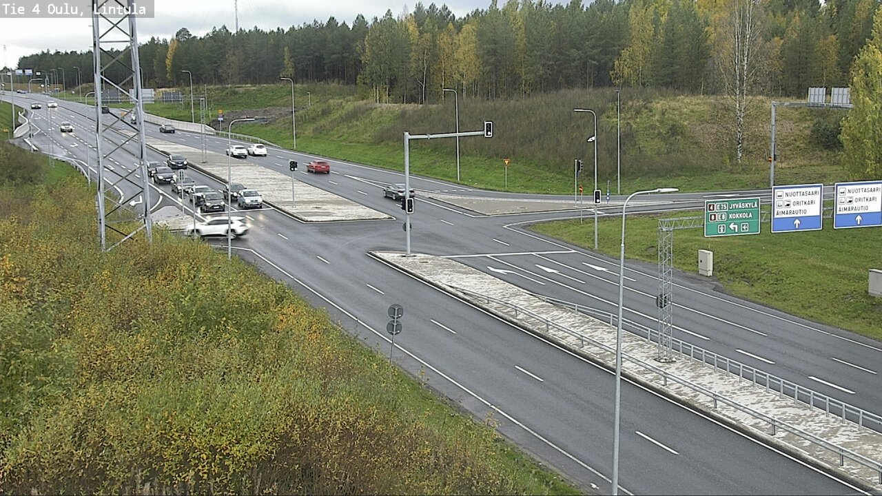 Weather Camera Image Road 4 Oulu, Lintula, Oulu, Pohjois-Pohjanmaa