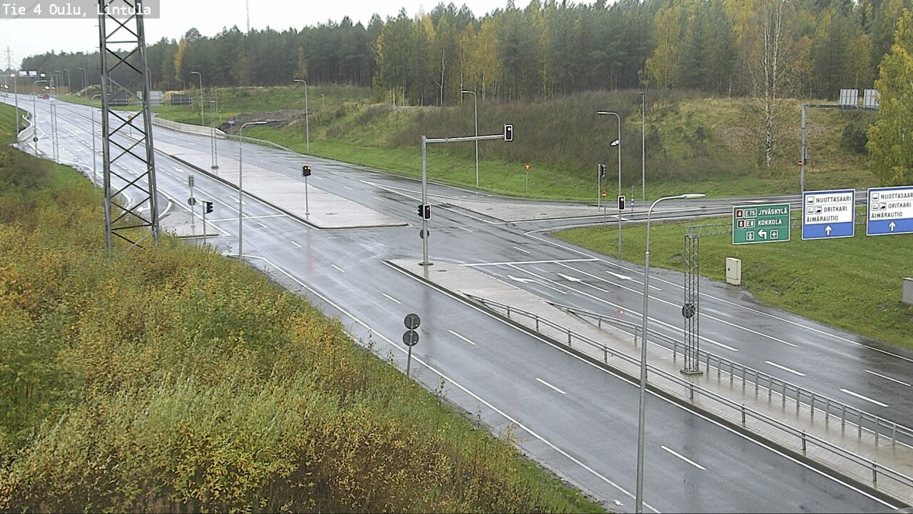 Weather Camera Image Road 4 Oulu, Lintula, Oulu, Pohjois-Pohjanmaa