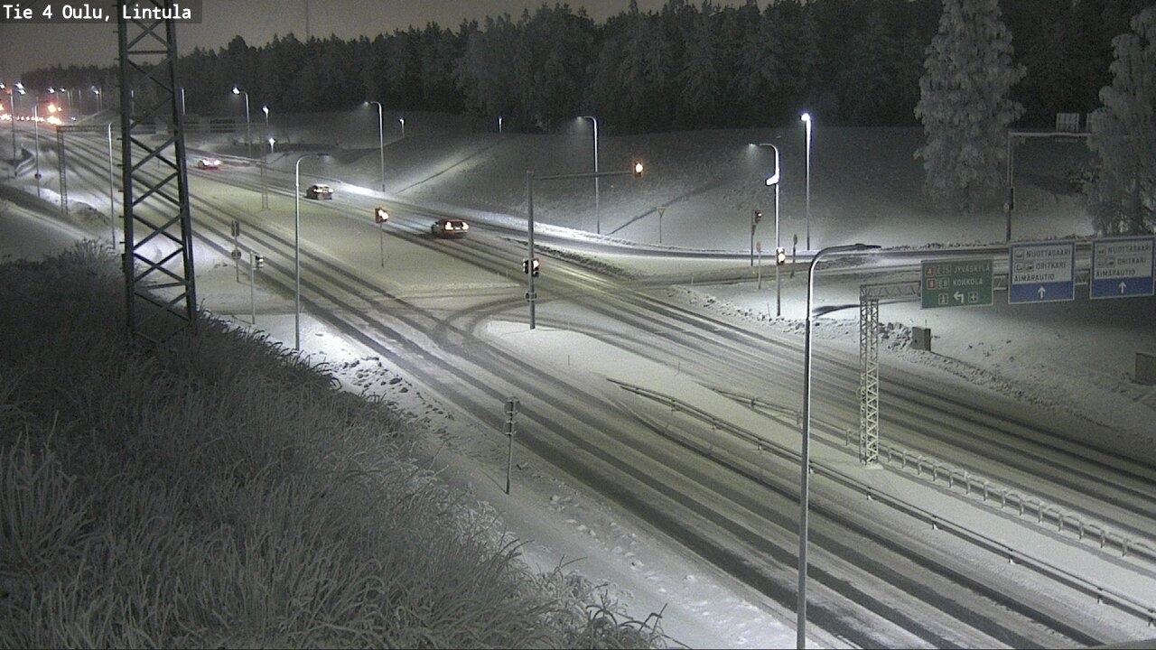 Kelikamerat Kuva Tie 4 Oulu, Lintula, Oulu, Pohjois-Pohjanmaa