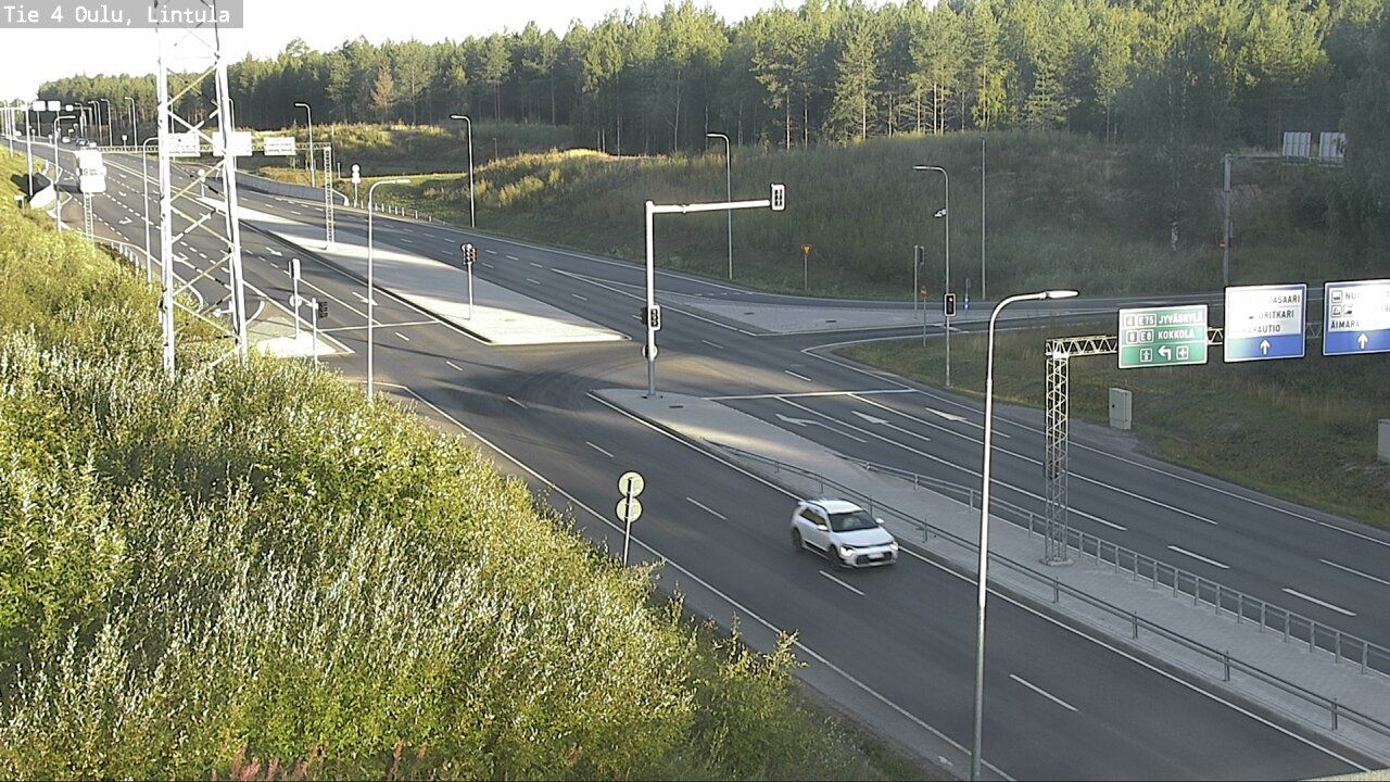 Weather Camera Image Road 4 Oulu, Lintula, Oulu, Pohjois-Pohjanmaa