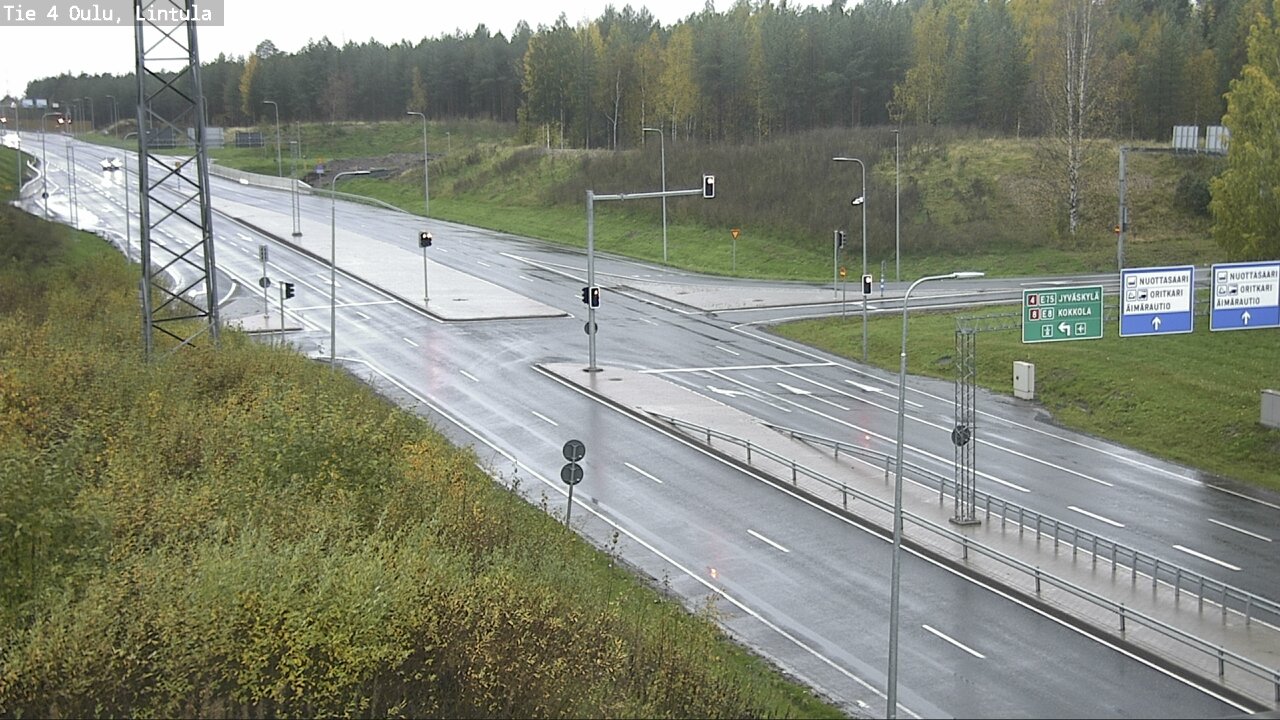 Weather Camera Image Road 4 Oulu, Lintula, Oulu, Pohjois-Pohjanmaa