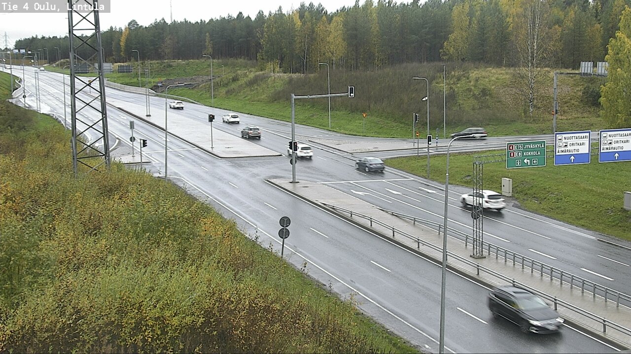 Weather Camera Image Road 4 Oulu, Lintula, Oulu, Pohjois-Pohjanmaa