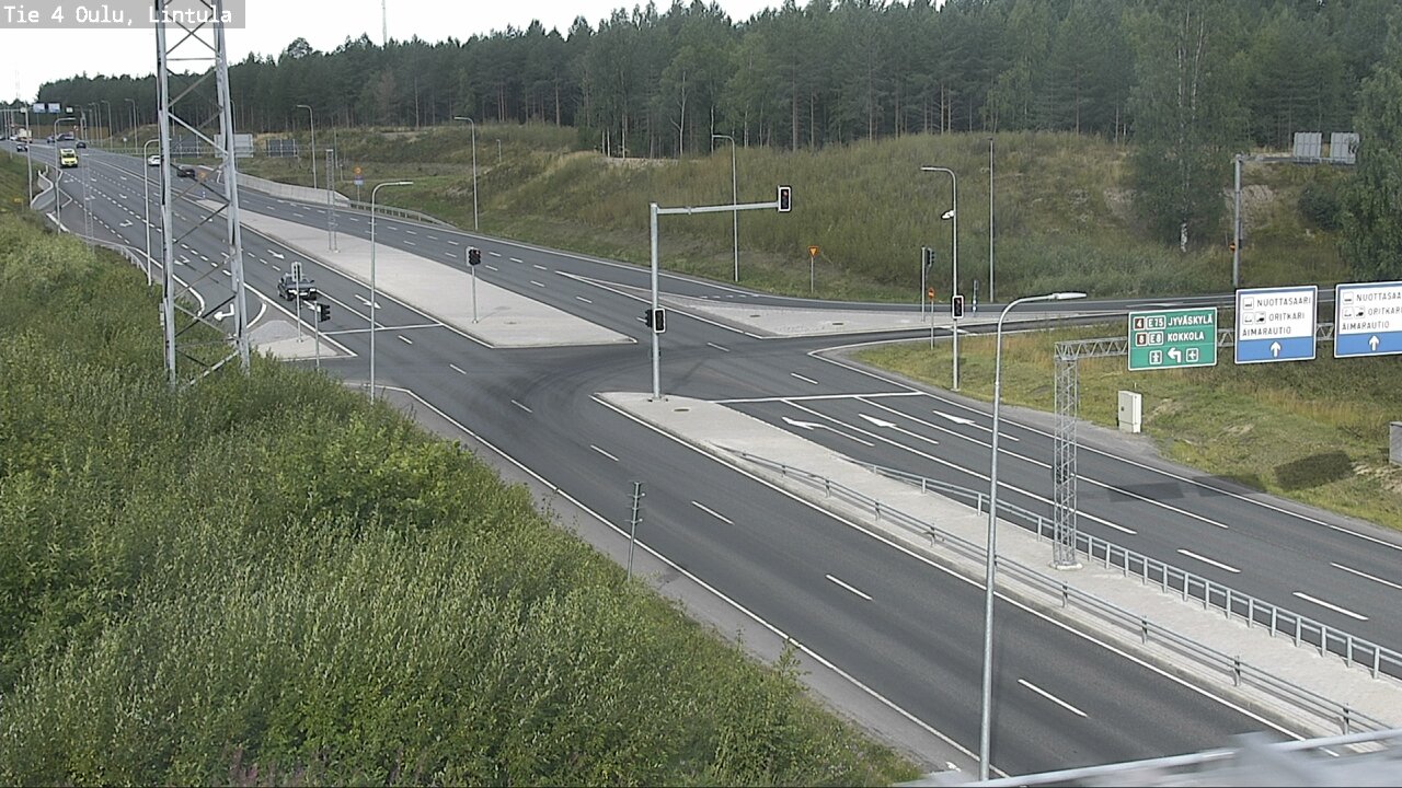 Weather Camera Image Road 4 Oulu, Lintula, Oulu, Pohjois-Pohjanmaa