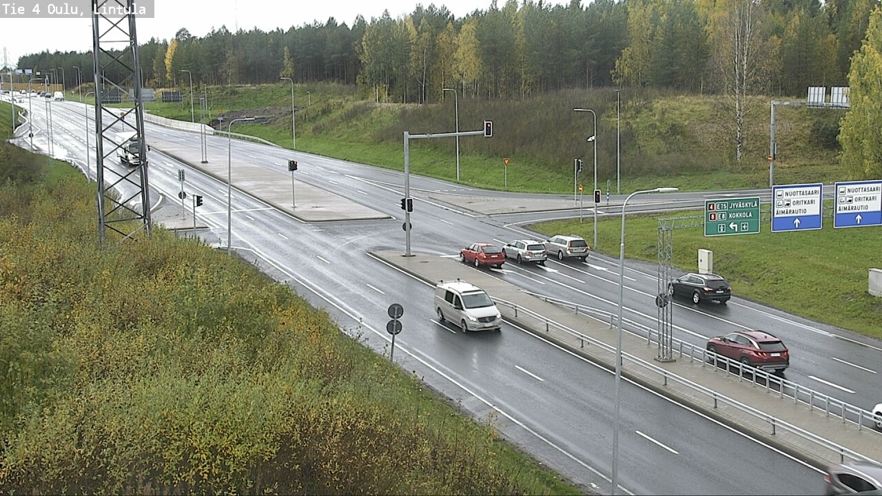 Weather Camera Image Road 4 Oulu, Lintula, Oulu, Pohjois-Pohjanmaa