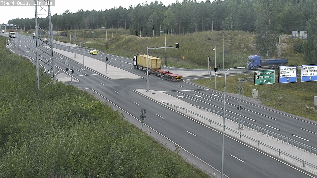 Weather Camera Image Road 4 Oulu, Lintula, Oulu, Pohjois-Pohjanmaa