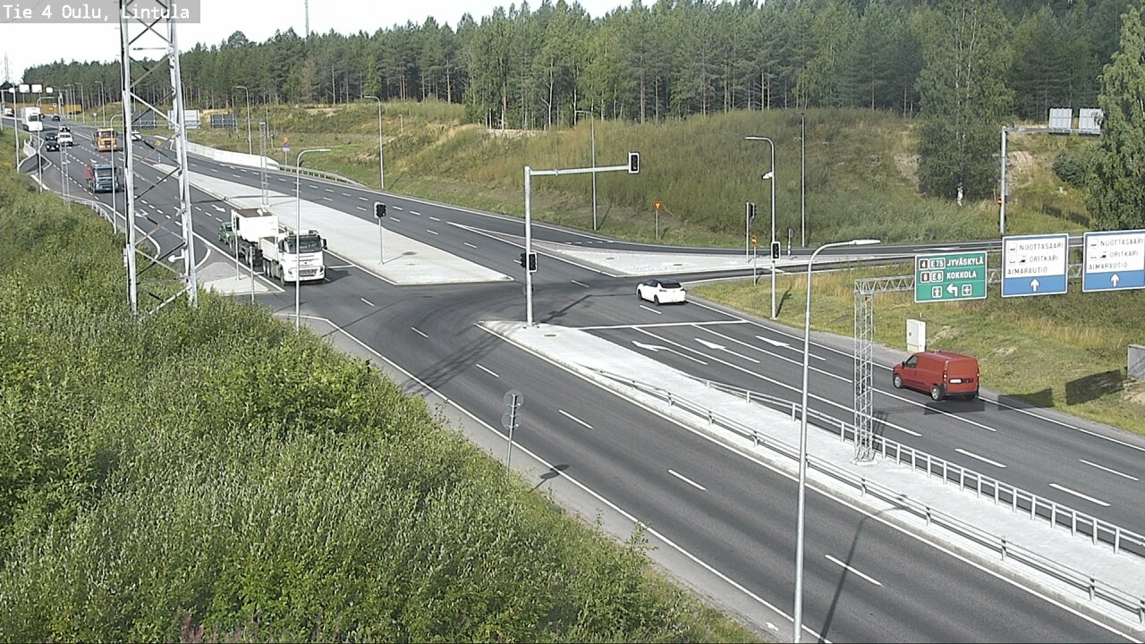 Weather Camera Image Road 4 Oulu, Lintula, Oulu, Pohjois-Pohjanmaa