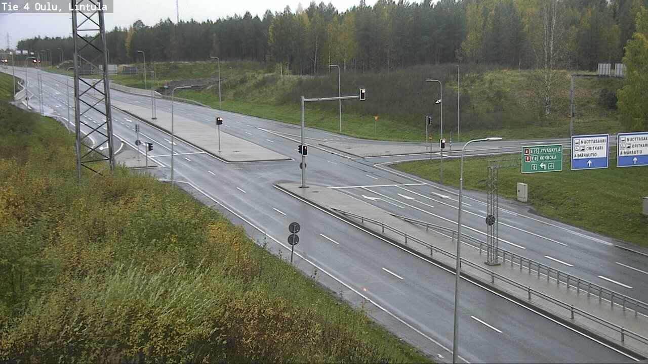Weather Camera Image Road 4 Oulu, Lintula, Oulu, Pohjois-Pohjanmaa