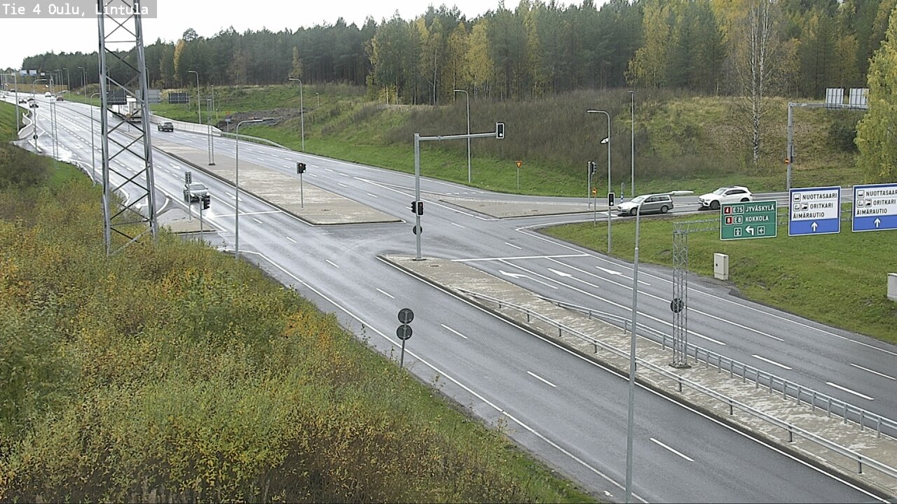Weather Camera Image Road 4 Oulu, Lintula, Oulu, Pohjois-Pohjanmaa