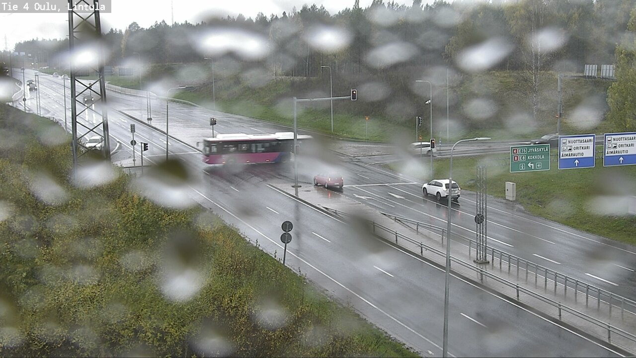 Weather Camera Image Väg 4 Uleåborg, Lintula, Oulu, Pohjois-Pohjanmaa