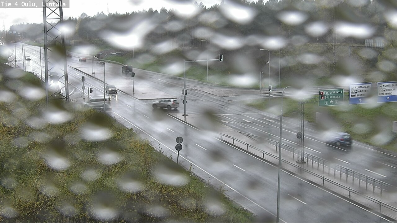 Weather Camera Image Road 4 Oulu, Lintula, Oulu, Pohjois-Pohjanmaa