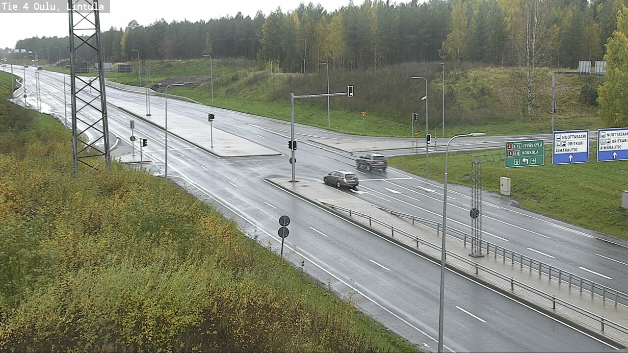 Weather Camera Image Road 4 Oulu, Lintula, Oulu, Pohjois-Pohjanmaa