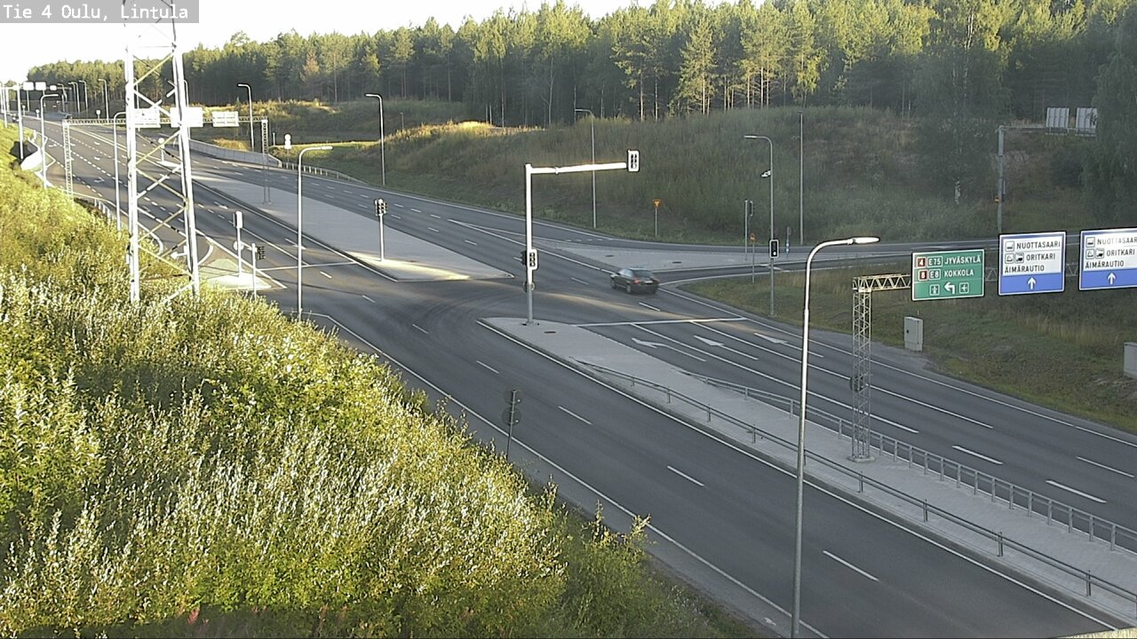 Weather Camera Image Road 4 Oulu, Lintula, Oulu, Pohjois-Pohjanmaa