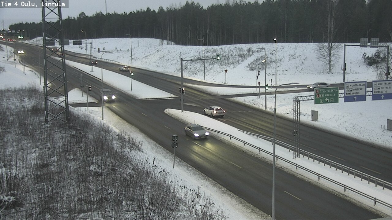 Kelikamerat Kuva Tie 4 Oulu, Lintula, Oulu, Pohjois-Pohjanmaa