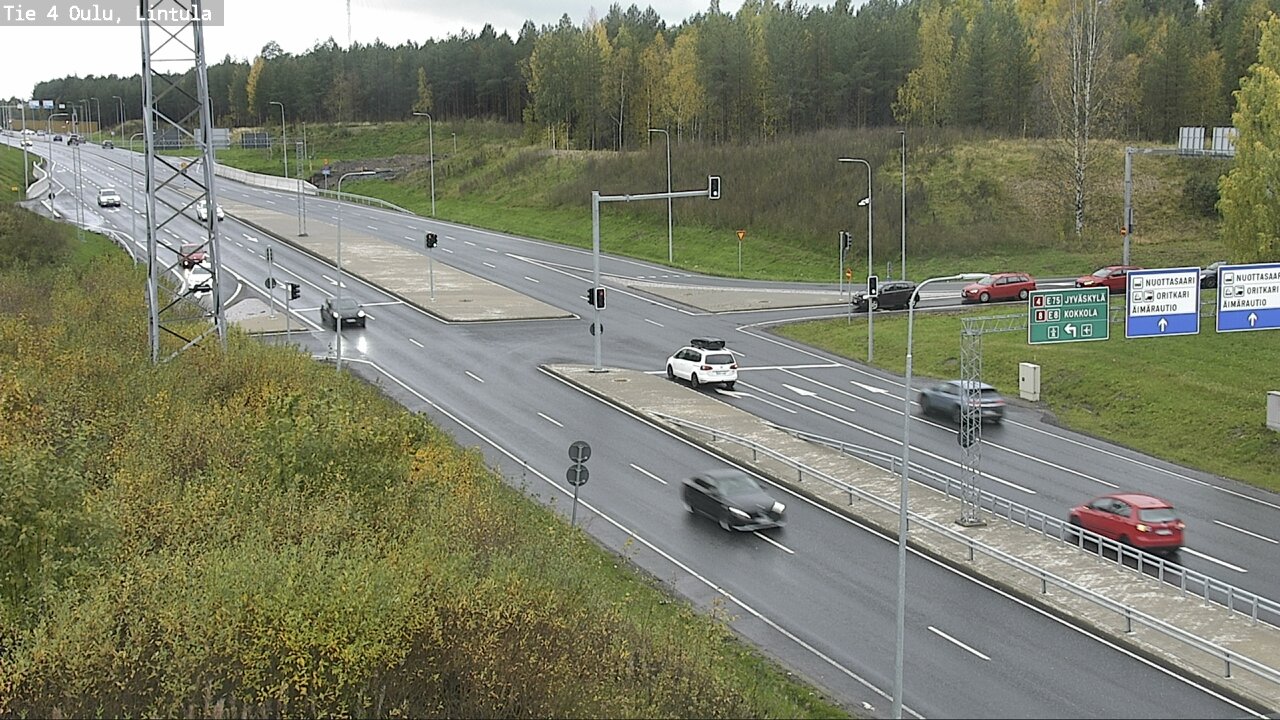 Weather Camera Image Road 4 Oulu, Lintula, Oulu, Pohjois-Pohjanmaa
