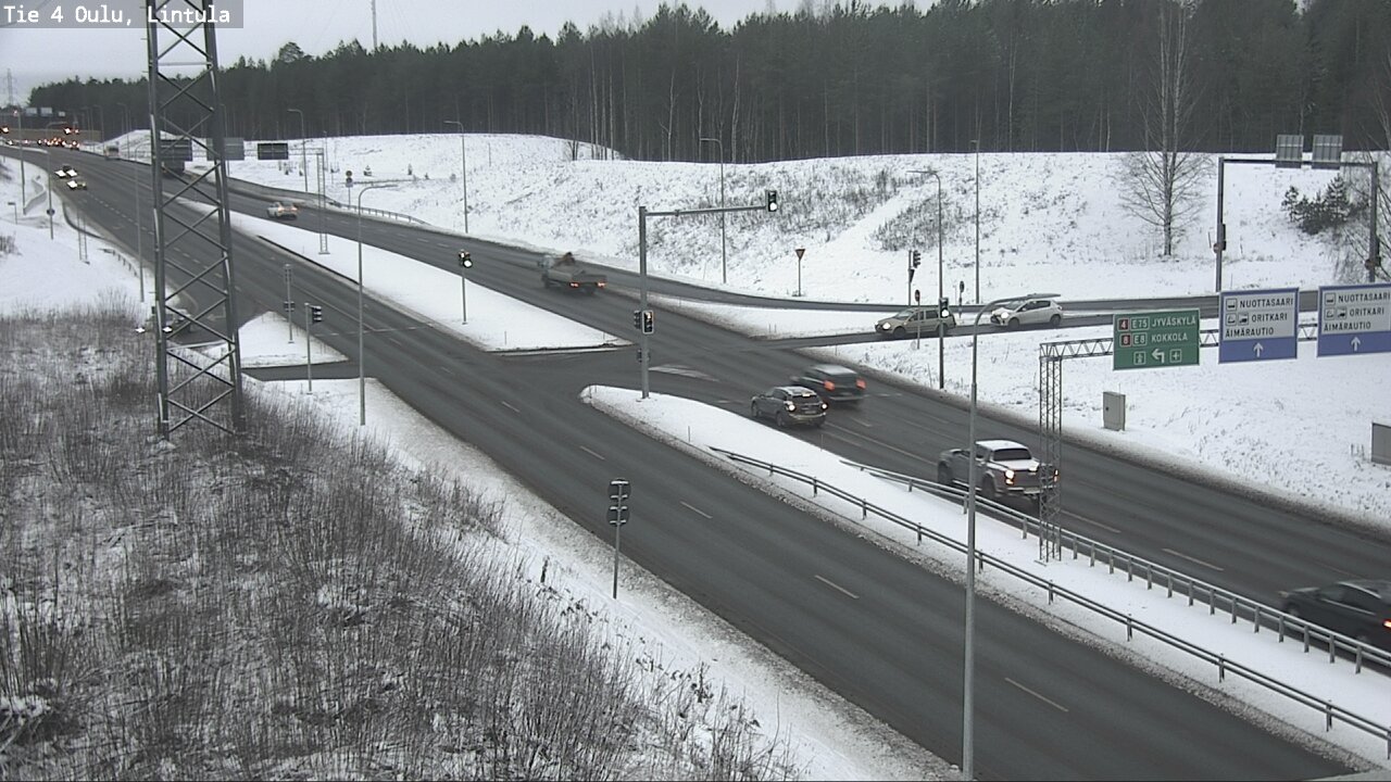 Kelikamerat Kuva Tie 4 Oulu, Lintula, Oulu, Pohjois-Pohjanmaa