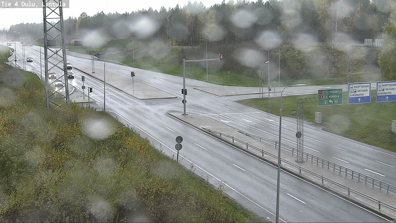 Weather Camera Image Road 4 Oulu, Lintula, Oulu, Pohjois-Pohjanmaa