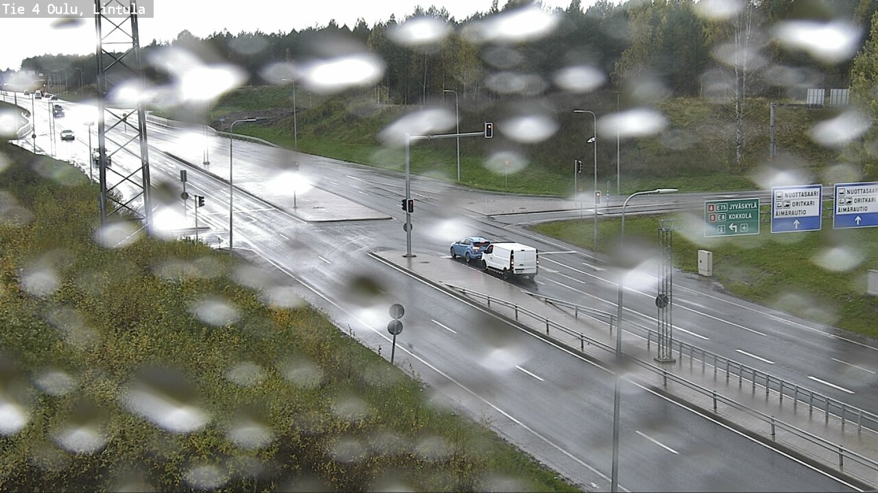 Weather Camera Image Väg 4 Uleåborg, Lintula, Oulu, Pohjois-Pohjanmaa