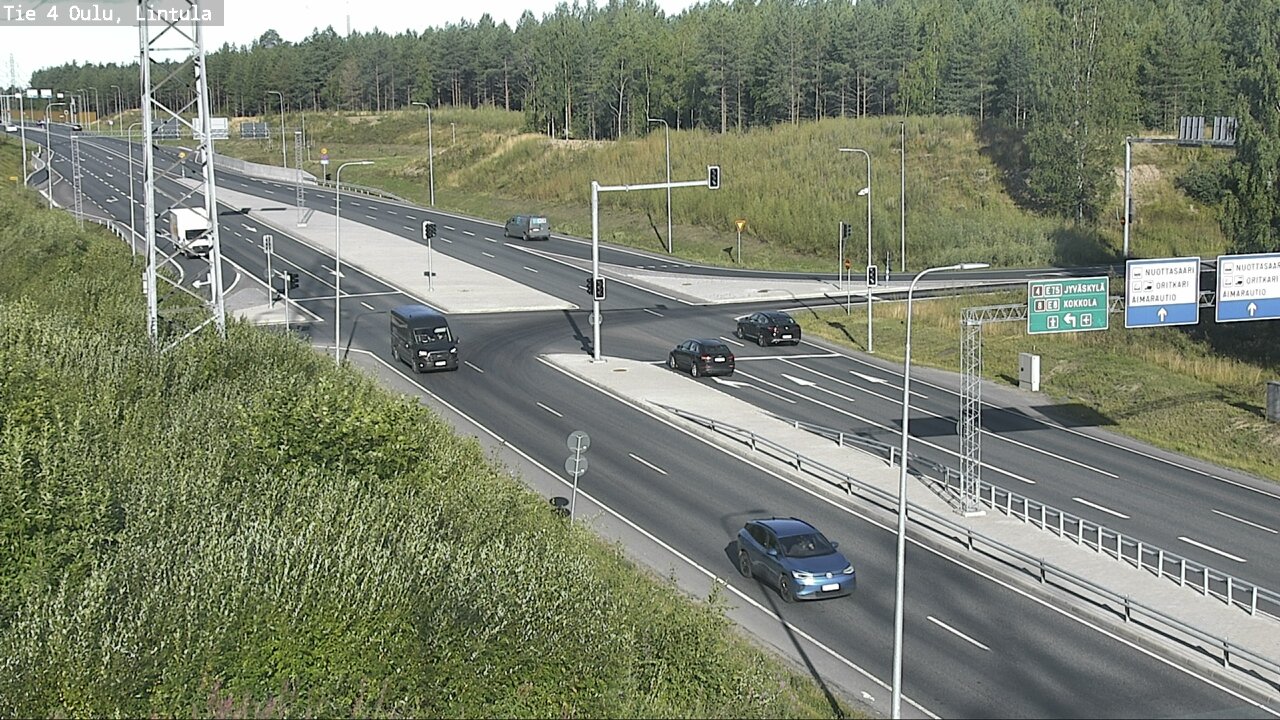 Weather Camera Image Road 4 Oulu, Lintula, Oulu, Pohjois-Pohjanmaa