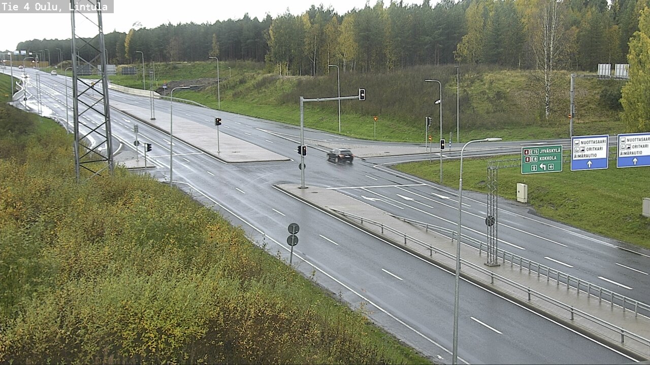 Weather Camera Image Road 4 Oulu, Lintula, Oulu, Pohjois-Pohjanmaa