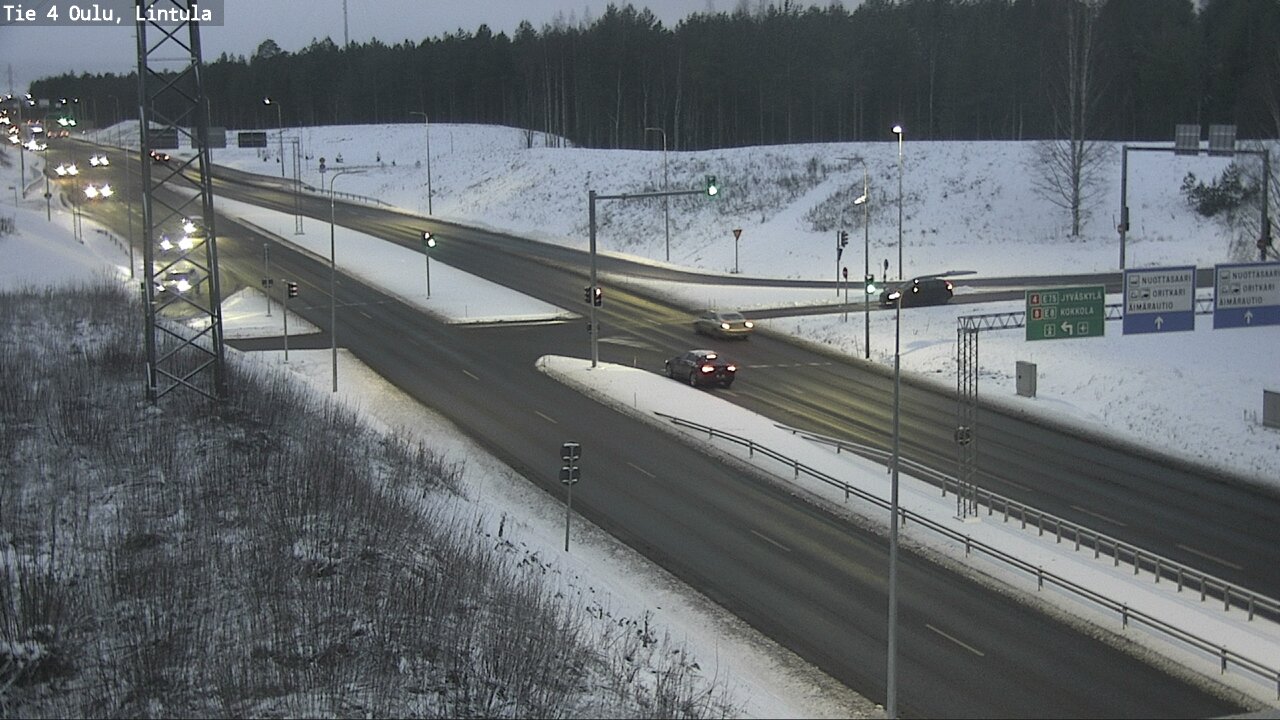 Kelikamerat Kuva Tie 4 Oulu, Lintula, Oulu, Pohjois-Pohjanmaa