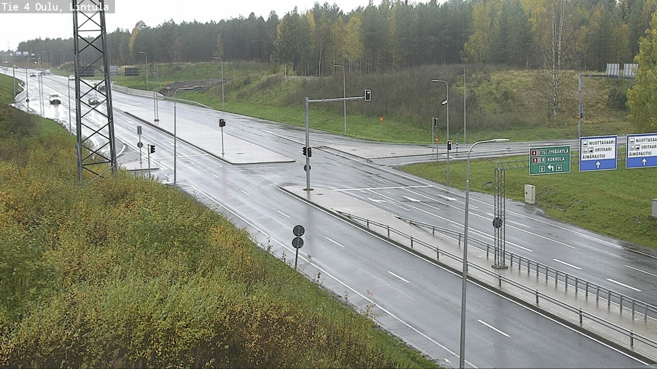 Weather Camera Image Road 4 Oulu, Lintula, Oulu, Pohjois-Pohjanmaa