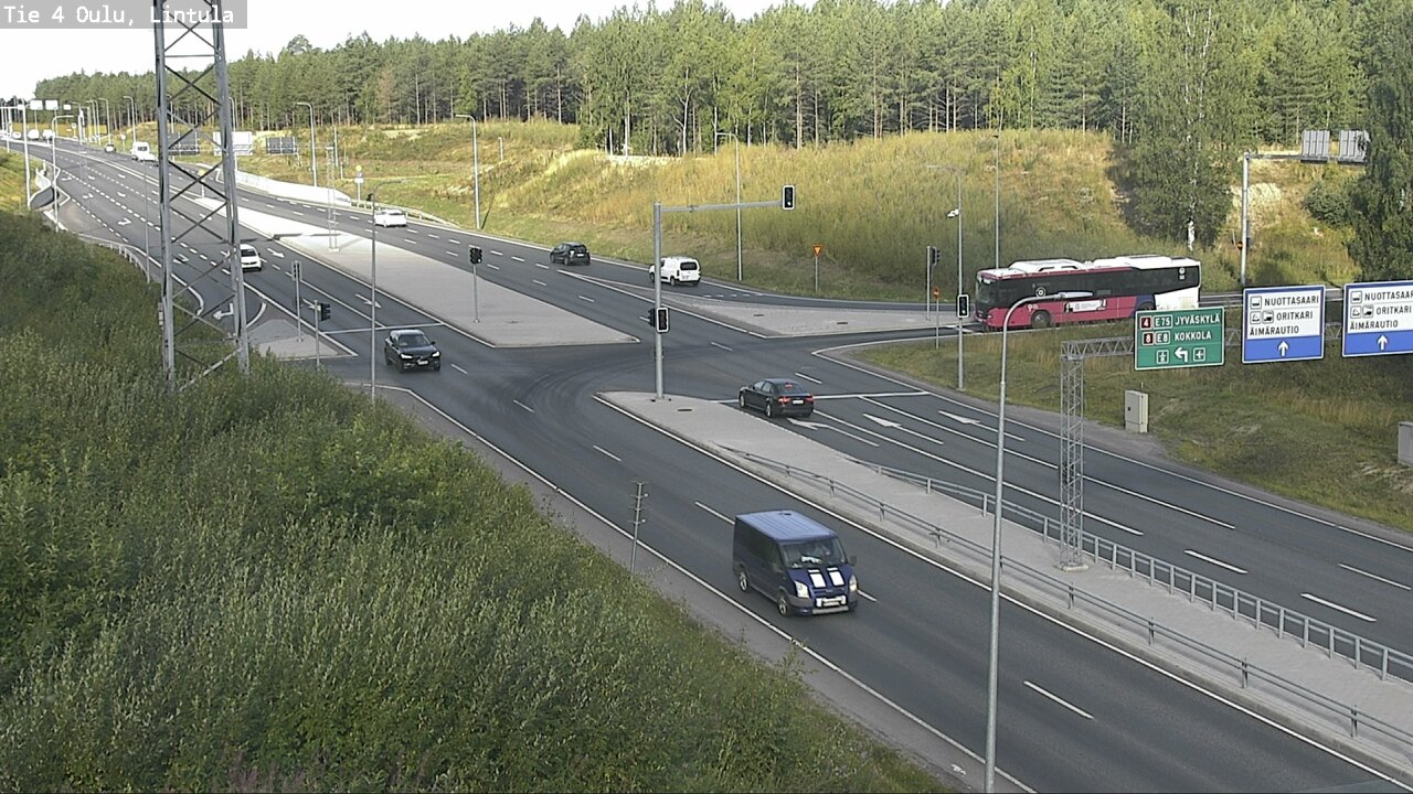 Weather Camera Image Road 4 Oulu, Lintula, Oulu, Pohjois-Pohjanmaa