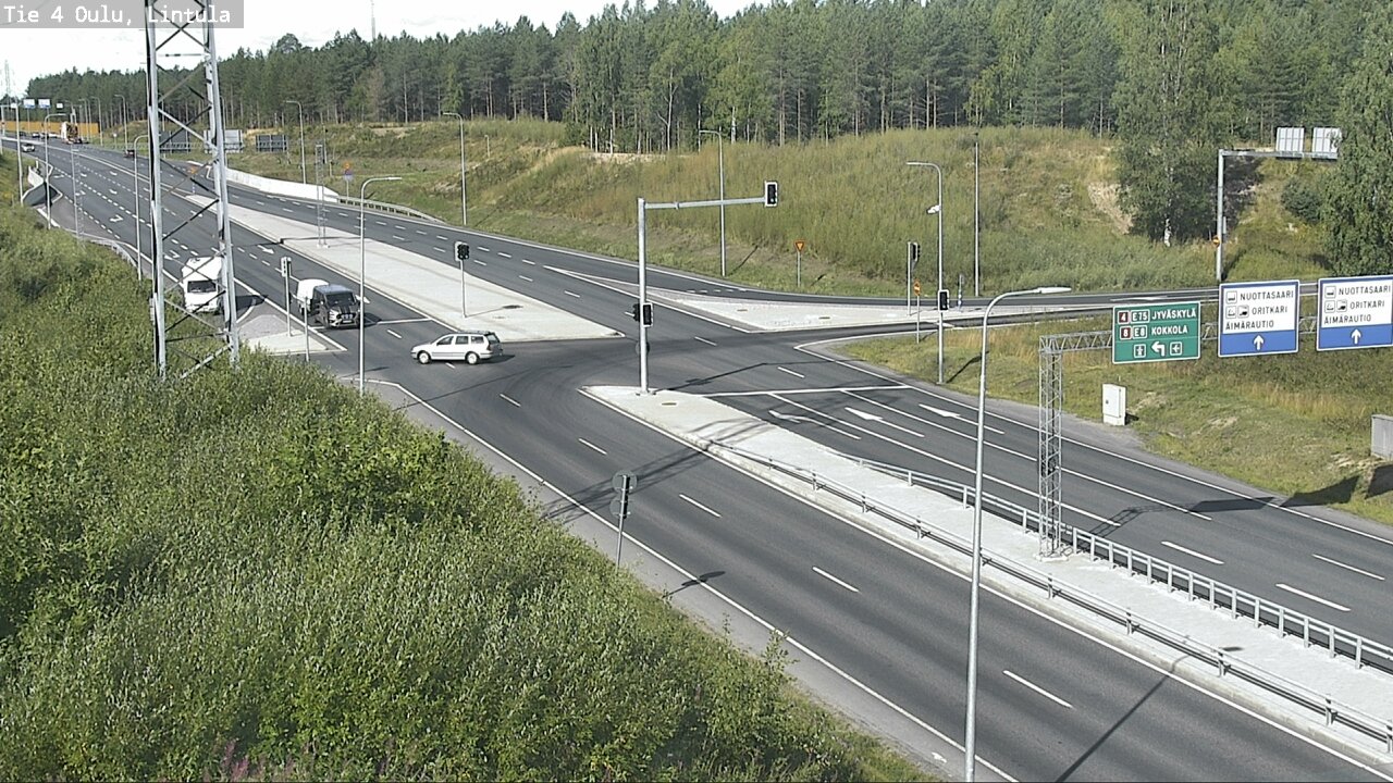 Weather Camera Image Road 4 Oulu, Lintula, Oulu, Pohjois-Pohjanmaa