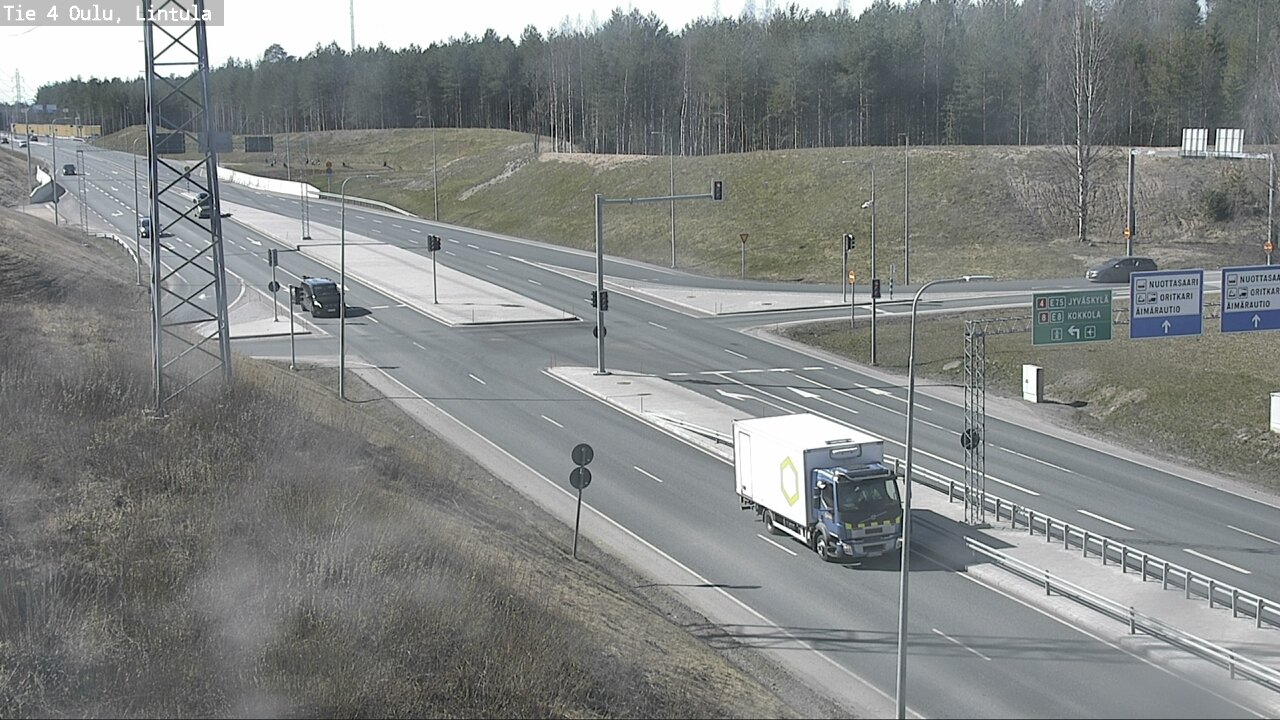 Kelikamerat Kuva Tie 4 Oulu, Lintula, Oulu, Pohjois-Pohjanmaa