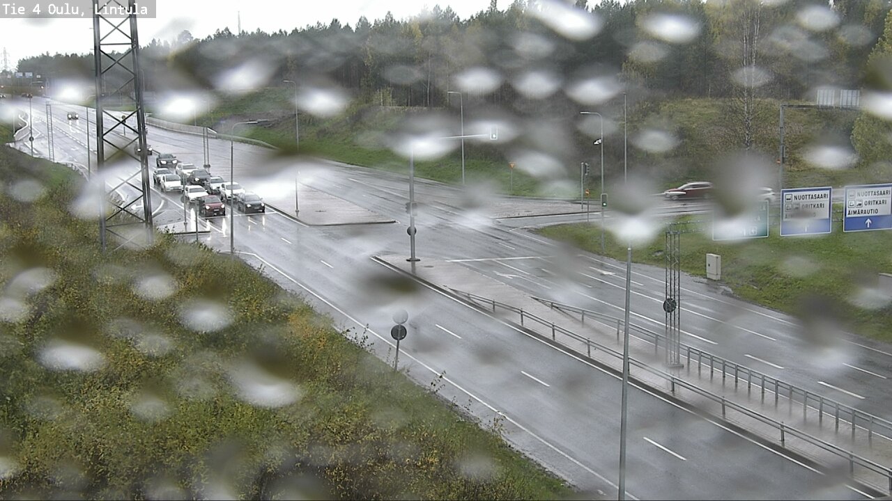 Weather Camera Image Väg 4 Uleåborg, Lintula, Oulu, Pohjois-Pohjanmaa