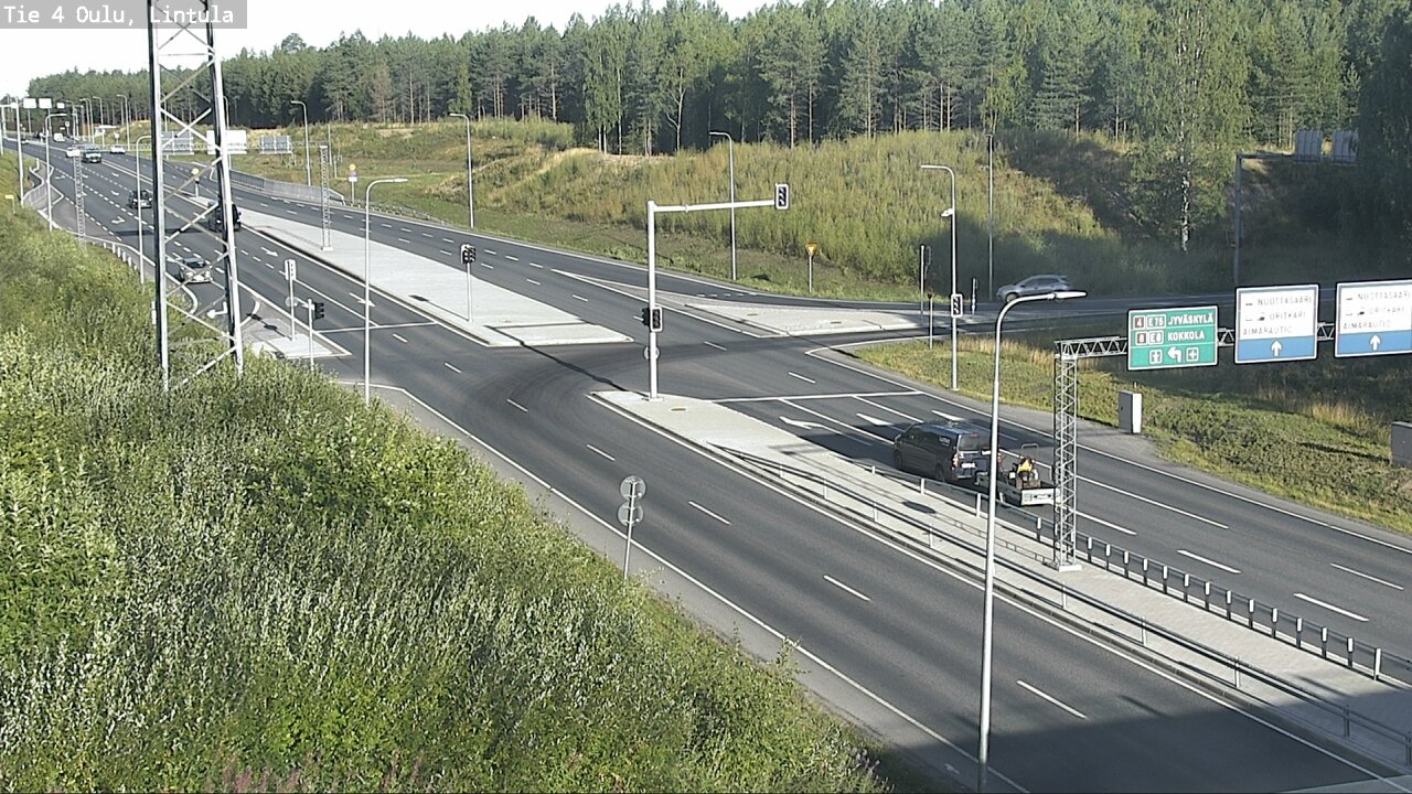 Weather Camera Image Road 4 Oulu, Lintula, Oulu, Pohjois-Pohjanmaa