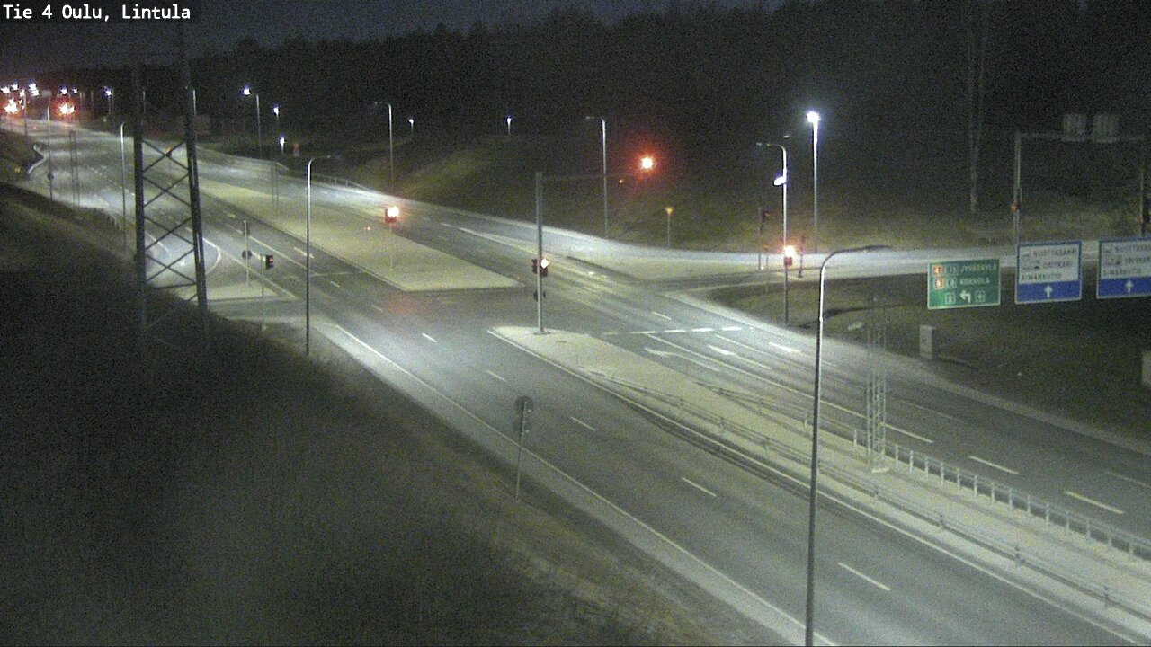 Weather Camera Image Road 4 Oulu, Lintula, Oulu, Pohjois-Pohjanmaa