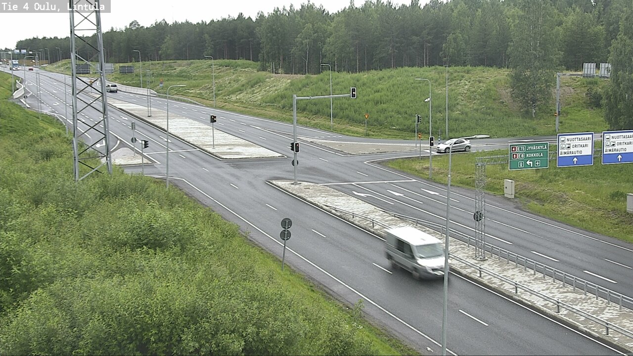 Weather Camera Image Road 4 Oulu, Lintula, Oulu, Pohjois-Pohjanmaa