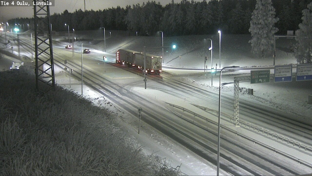 Kelikamerat Kuva Tie 4 Oulu, Lintula, Oulu, Pohjois-Pohjanmaa