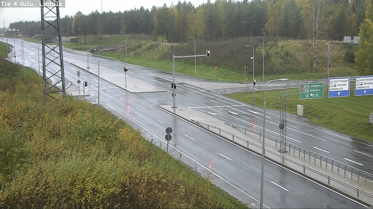 Weather Camera Image Road 4 Oulu, Lintula, Oulu, Pohjois-Pohjanmaa