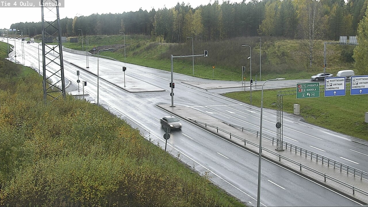 Weather Camera Image Road 4 Oulu, Lintula, Oulu, Pohjois-Pohjanmaa