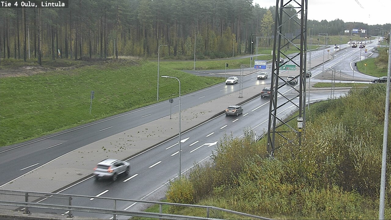 Weather Camera Image Road 4 Oulu, Lintula, Oulu, Pohjois-Pohjanmaa