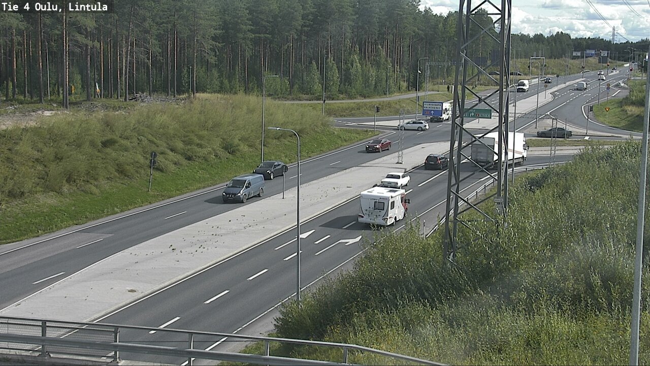 Kelikamerat Kuva Tie 4 Oulu, Lintula, Oulu, Pohjois-Pohjanmaa