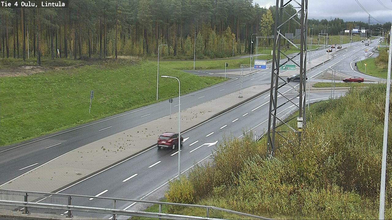 Weather Camera Image Road 4 Oulu, Lintula, Oulu, Pohjois-Pohjanmaa