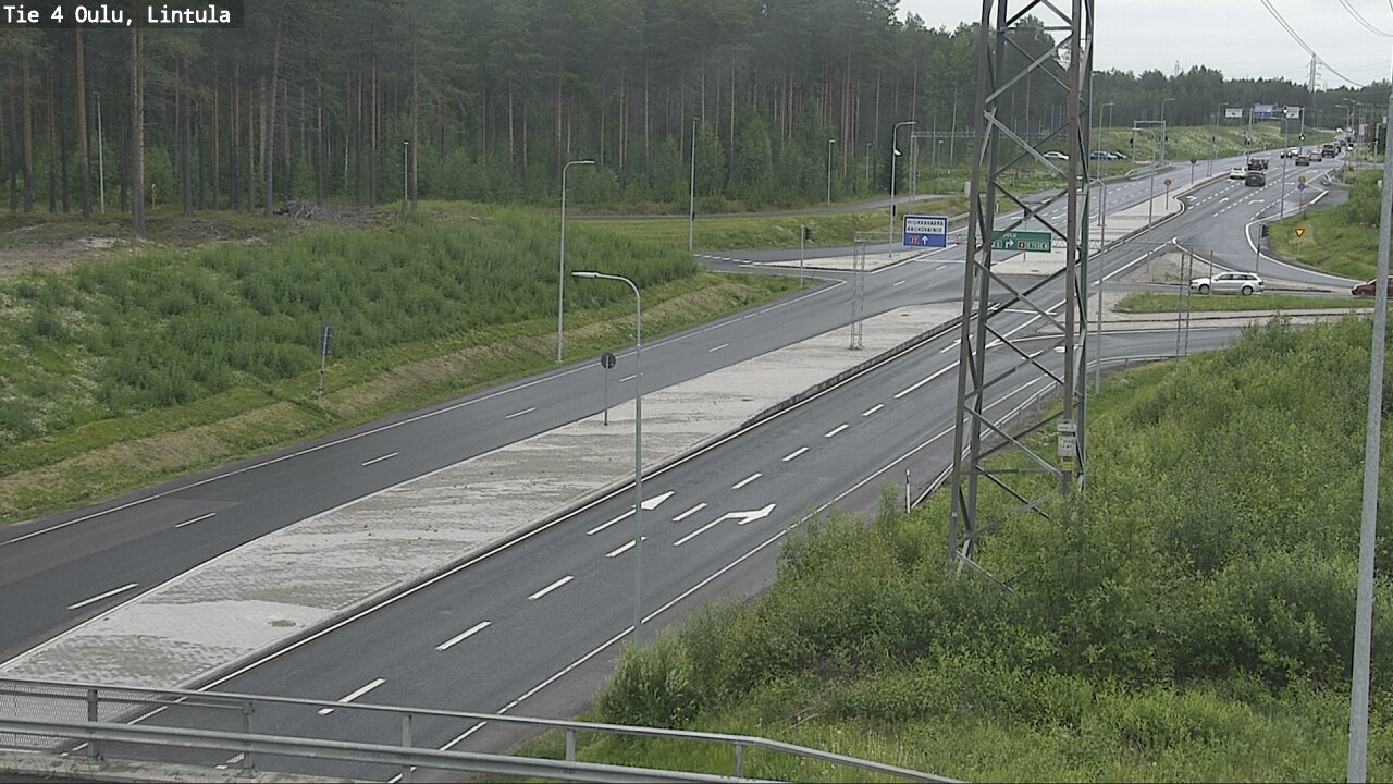 Kelikamerat Kuva Tie 4 Oulu, Lintula, Oulu, Pohjois-Pohjanmaa