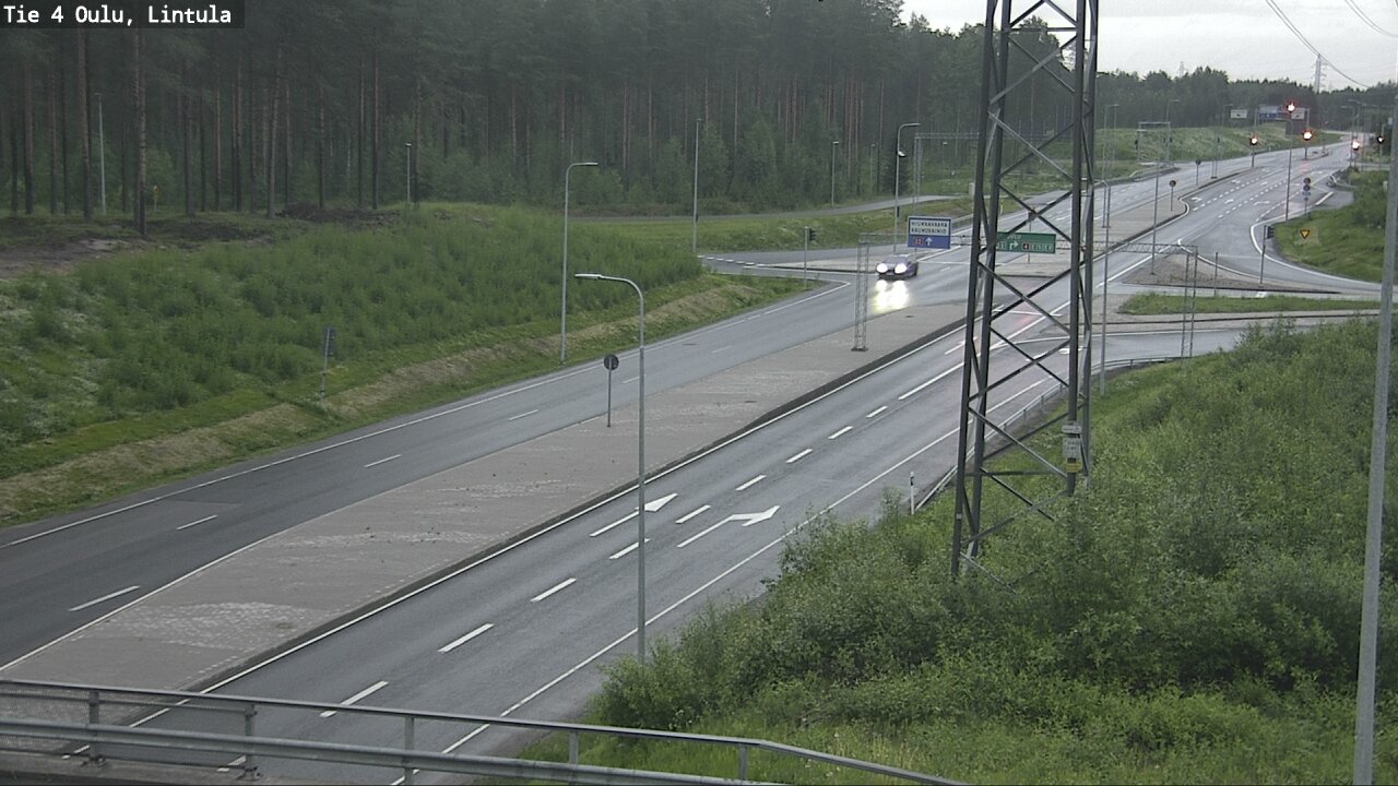 Kelikamerat Kuva Tie 4 Oulu, Lintula, Oulu, Pohjois-Pohjanmaa