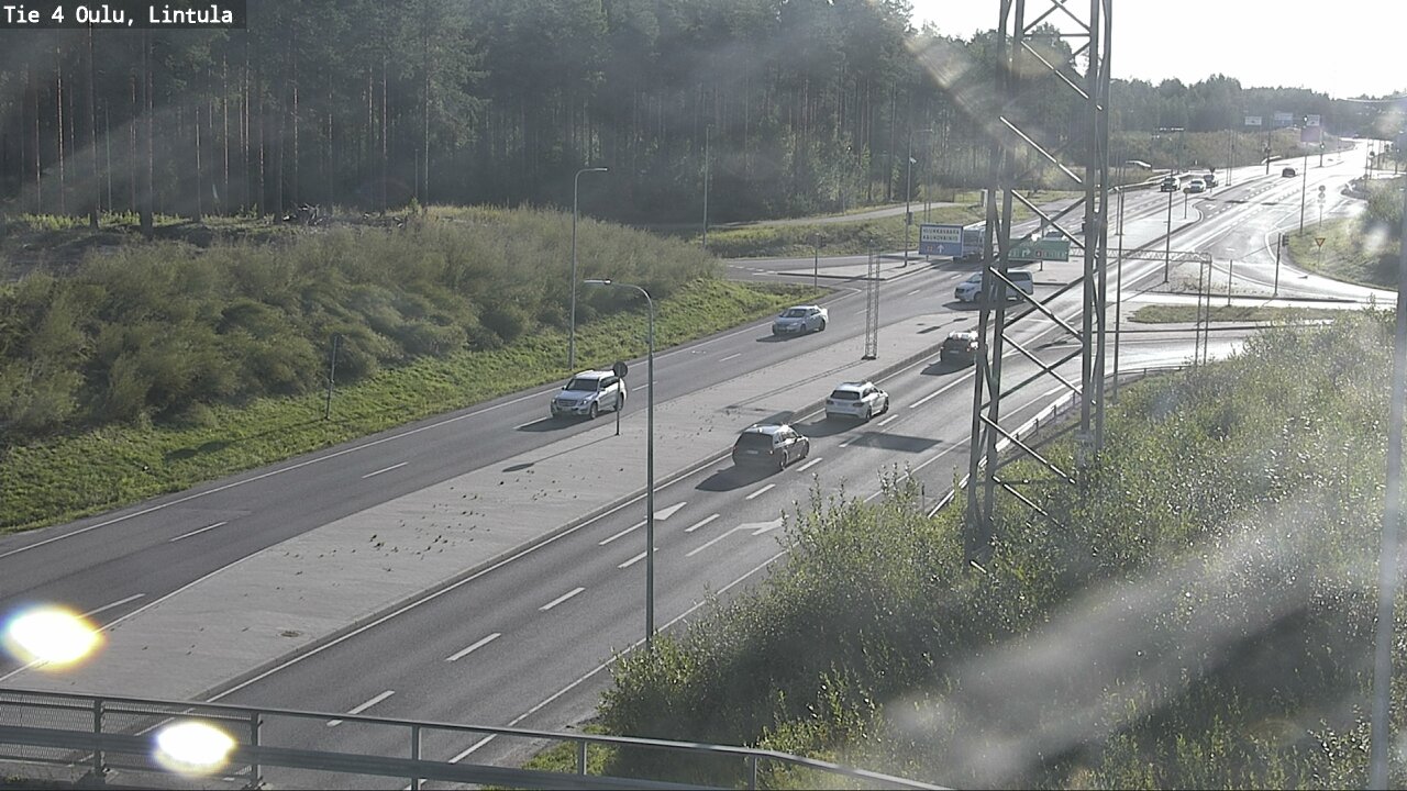Weather Camera Image Road 4 Oulu, Lintula, Oulu, Pohjois-Pohjanmaa