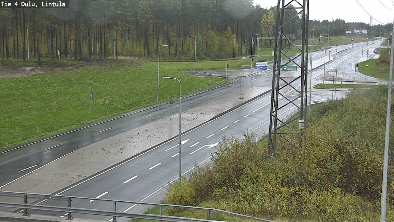 Weather Camera Image Road 4 Oulu, Lintula, Oulu, Pohjois-Pohjanmaa
