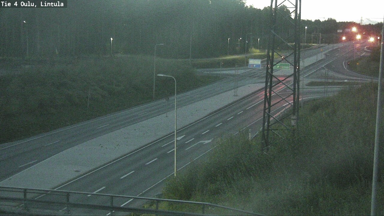 Kelikamerat Kuva Tie 4 Oulu, Lintula, Oulu, Pohjois-Pohjanmaa